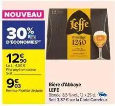 Leffe - bière d'abbaye