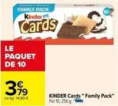 Kinder - cards family pack