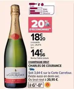 Charles de courance - champagne brut