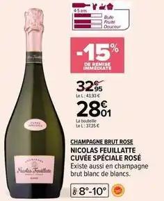 Nicolas feuillatte - champagne brut rose