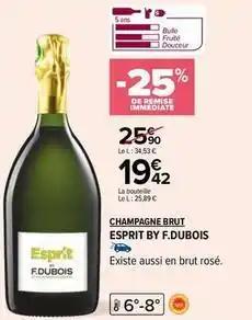 F.dubois - champagne brut esprit
