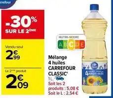 Carrefour - mélange 4 huiles classic'
