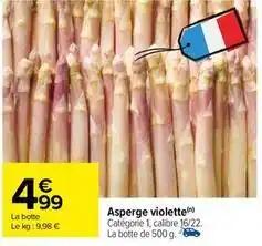 Asperge violette