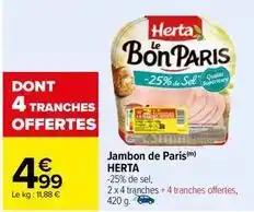 Herta - jambon de paris