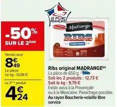 Madrange - ribs original