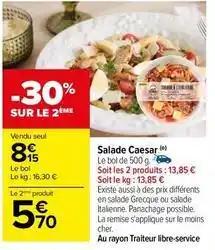 Salade caesar