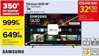Samsung - téléviseur qled 4k