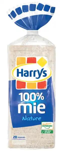 HARRYS 100% pain de mie en tranches