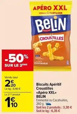 Belin - biscuits aperitif croustilles