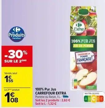 Carrefour - 100% pur jus extra