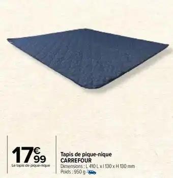 Carrefour - tapis de pique nique