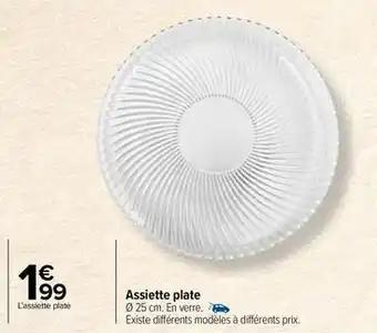 Assiette plate