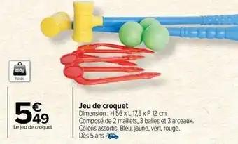 Jeu de croquet