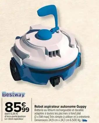 Bestway - robot aspirateur autonome guppy