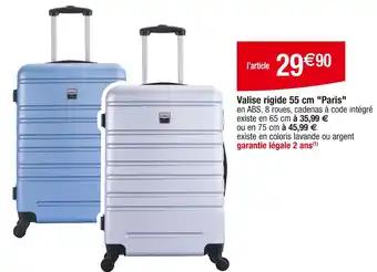 Paris Valise rigide 55 cm