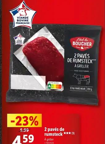 2 pavés de rumsteck