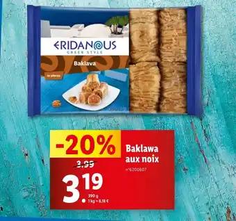 Baklawa aux noix