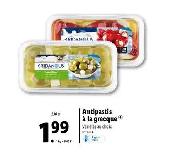 Antipastis à la grecque (4)