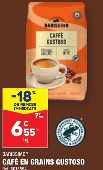 CAFÉ EN GRAINS GUSTOSO