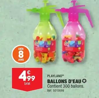 BALLONS D'EAU