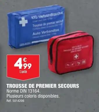 TROUSSE DE PREMIER SECOURS