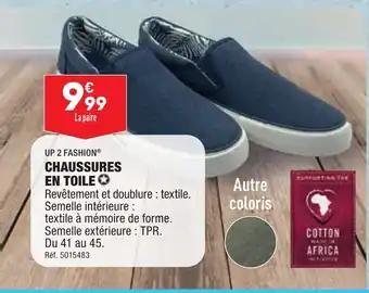 CHAUSSURES EN TOILE✪