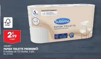 PAPIER TOILETTE PREMIUM⭑