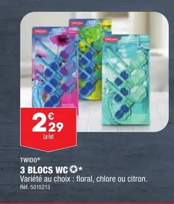 3 BLOCS WC