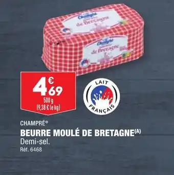 BEURRE MOULÉ DE BRETAGNE(A) Demi-sel.