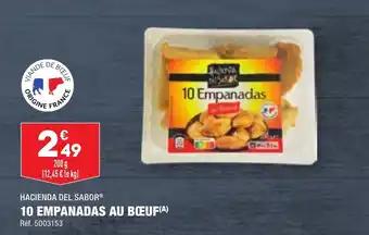 10 EMPANADAS AU BŒUF(A)