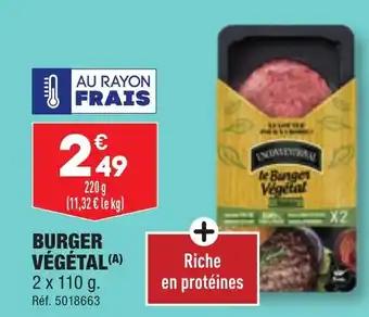 BURGER VÉGÉTAL(A)