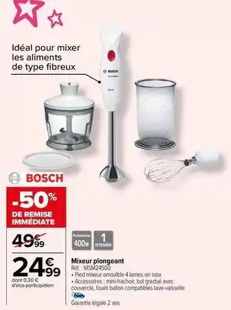 Bosch - mixeur plongeant msm24500