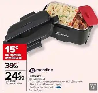 Mandine - lunch box mlb1500-21