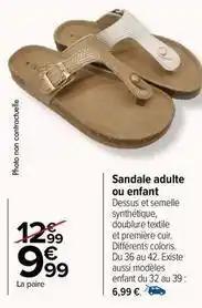 Sandale adulte
