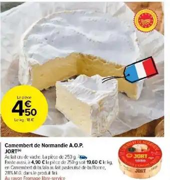 Camembert de Normandie A.O.P. JORT