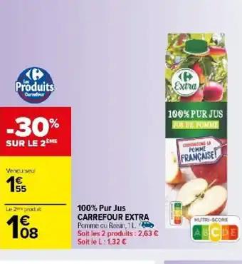 100% Pur Jus CARREFOUR EXTRA