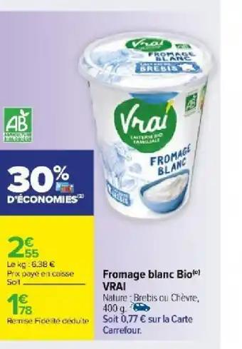 Fromage blanc Bio!) VRAI