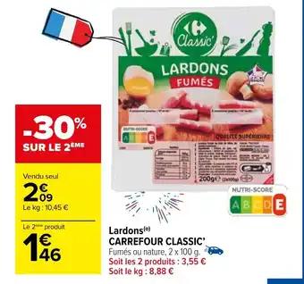 Lardons (0) CARREFOUR CLASSIC'