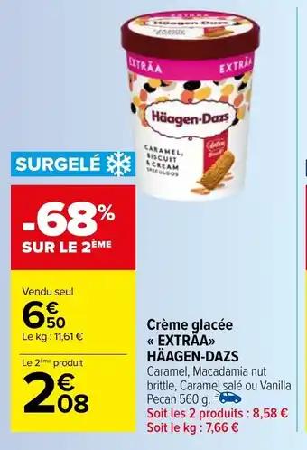 Crème glacée EXTRAA HÄAGEN-DAZS