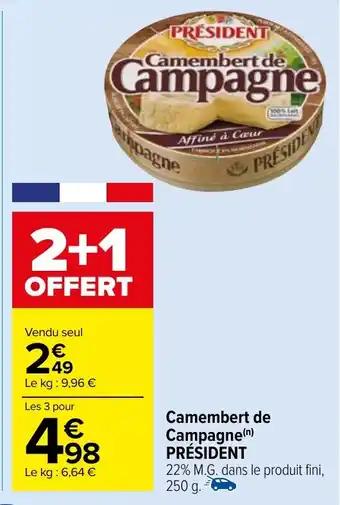 Camembert de Campagne(n) PRÉSIDENT