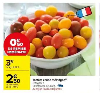 Tomate cerise mélangée(n)