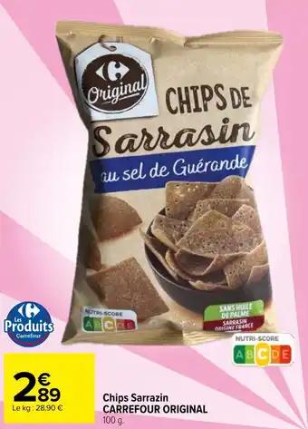Chips Sarrazin CARREFOUR ORIGINAL