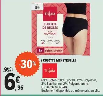 CULOTTE MENSTRUELLE