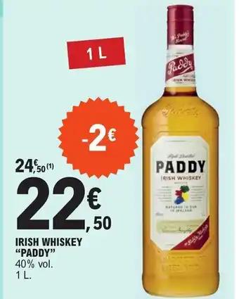 IRISH WHISKEY "PADDY" 40% vol.