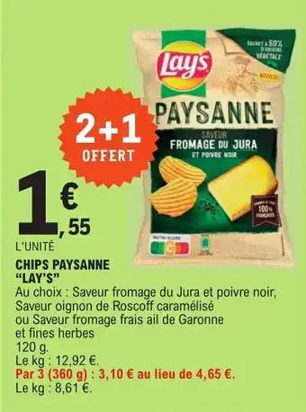 CHIPS PAYSANNE "LAY'S"