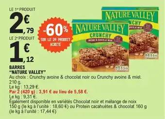 BARRES "NATURE VALLEY"