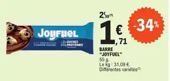 BARRE "JOYFUEL" 55 g.