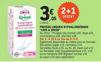 PROTÈGE-LINGERIE HYPOALLERGÉNIQUE "LOVE & GREEN"