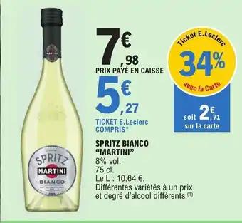 SPRITZ BIANCO "MARTINI"