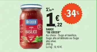 SAUCE "DE CECCO"